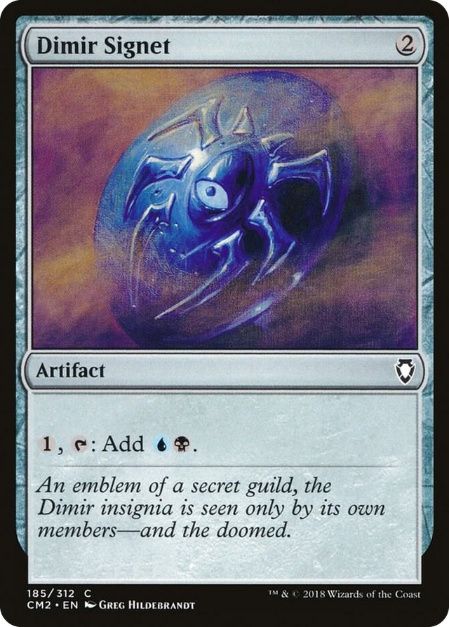 0185 Dimir Signet C Commander Anthology Volume II