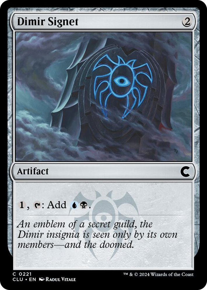 0221 Dimir Signet C Ravnica: Clue Edition