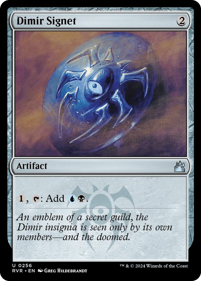 Dimir Signet #256 U - Ravnica Remastered Pokemon card