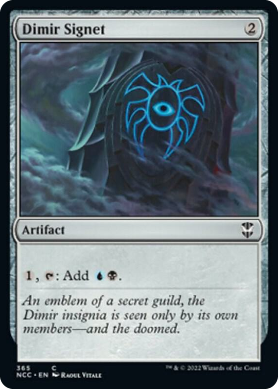 0365 Dimir Signet C Commander: Streets of New Capenna