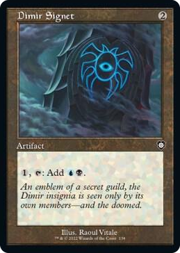 0138 Dimir Signet (Retro Frame) C Commander: The Brothers' War