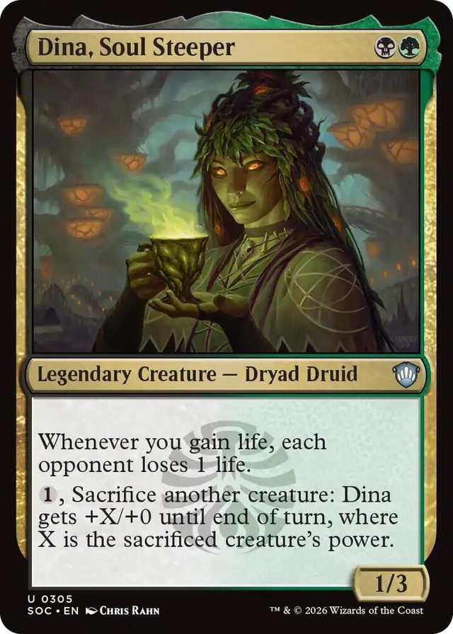 0305 Dina, Soul Steeper U Commander: Secrets of Strixhaven