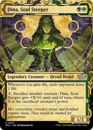 0167 Dina, Soul Steeper (Halo Foil) U March of the Machine: Multiverse Legends