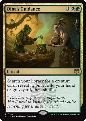 0184 Dina's Guidance R Secrets of Strixhaven