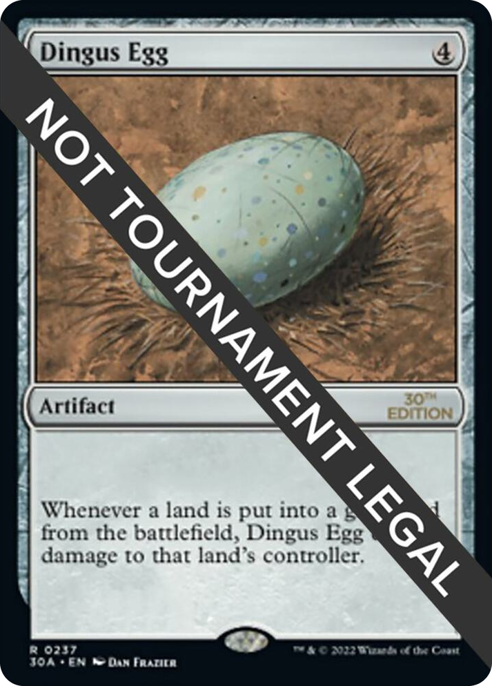 0237 Dingus Egg R 30th Anniversary Edition