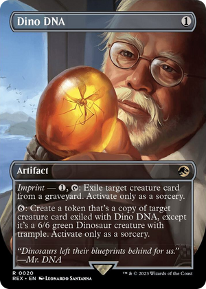 0020 Dino DNA (Borderless) R Universes Beyond: Jurassic World Collection