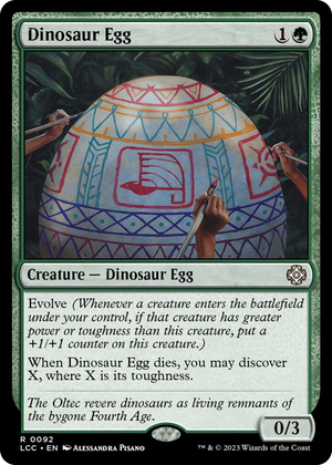 0092 Dinosaur Egg R Commander: The Lost Caverns of Ixalan