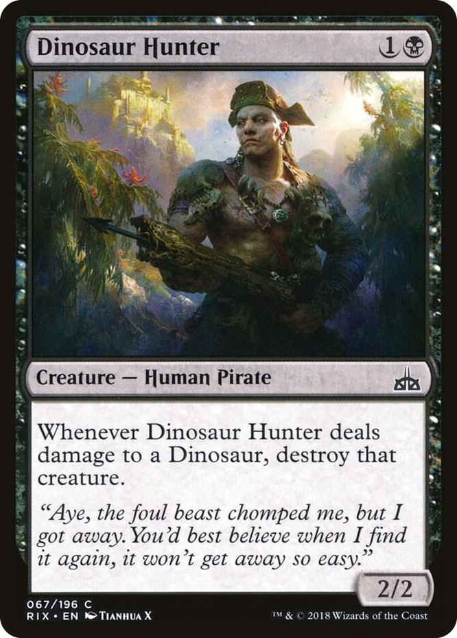 0067 Dinosaur Hunter C Rivals of Ixalan