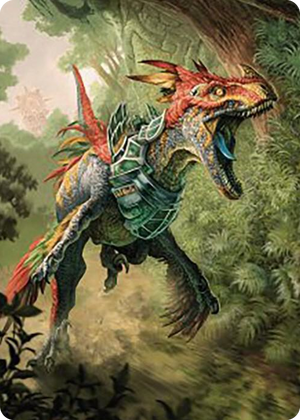 0067 Dinosaur Token Art Card S Art Series: The Lost Caverns of Ixalan