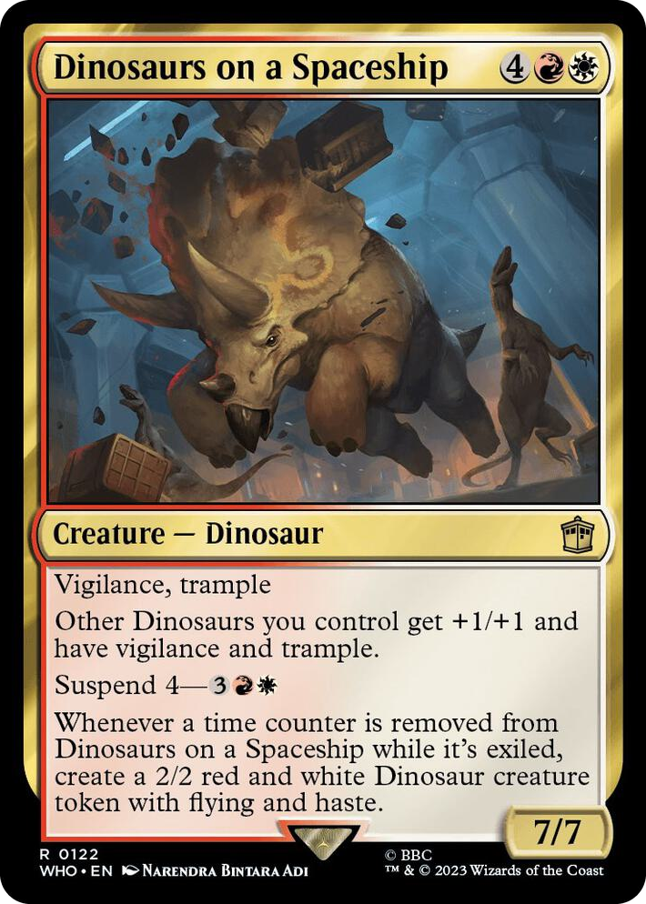 0122 Dinosaurs on a Spaceship R Universes Beyond: Doctor Who