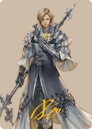 0042 Dion, Bahamut's Dominant Art Card (Gold-Stamped Signature) S Art Series: FINAL FANTASY
