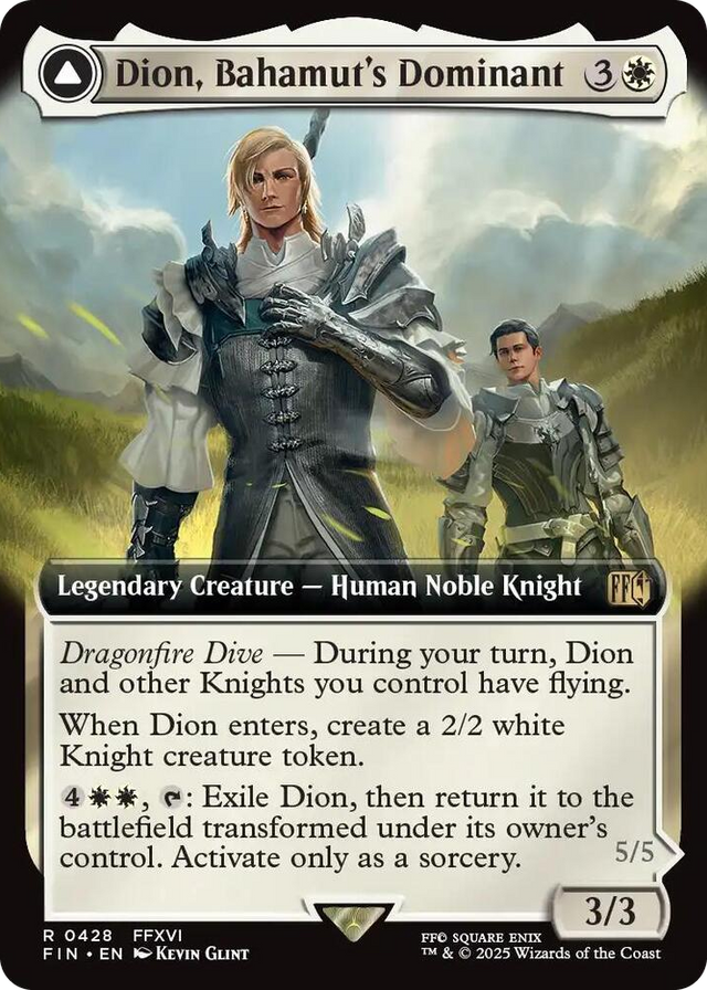 0428 Dion, Bahamut's Dominant (Extended Art) R FINAL FANTASY