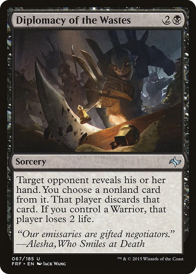 0067 Diplomacy of the Wastes U Fate Reforged