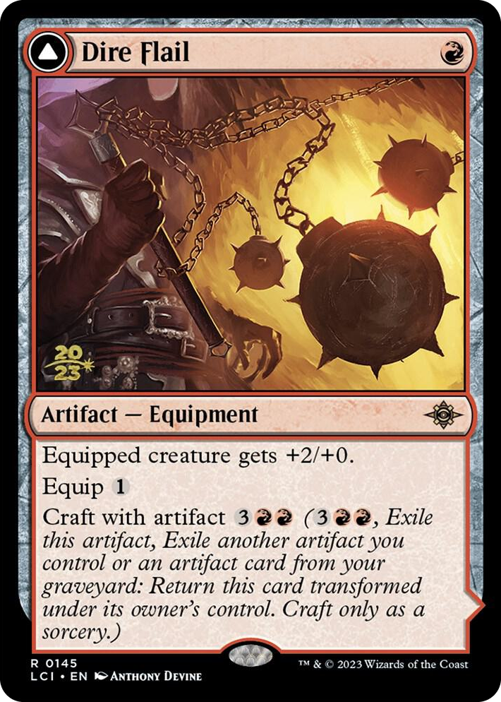 0145 Dire Flail R Prerelease Cards