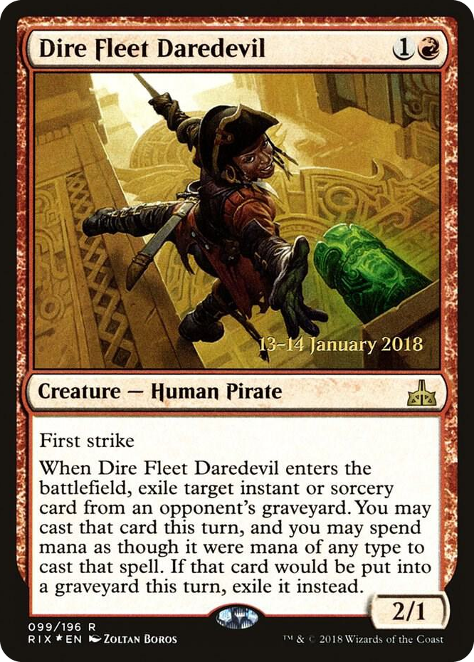 0099 Dire Fleet Daredevil R Prerelease Cards