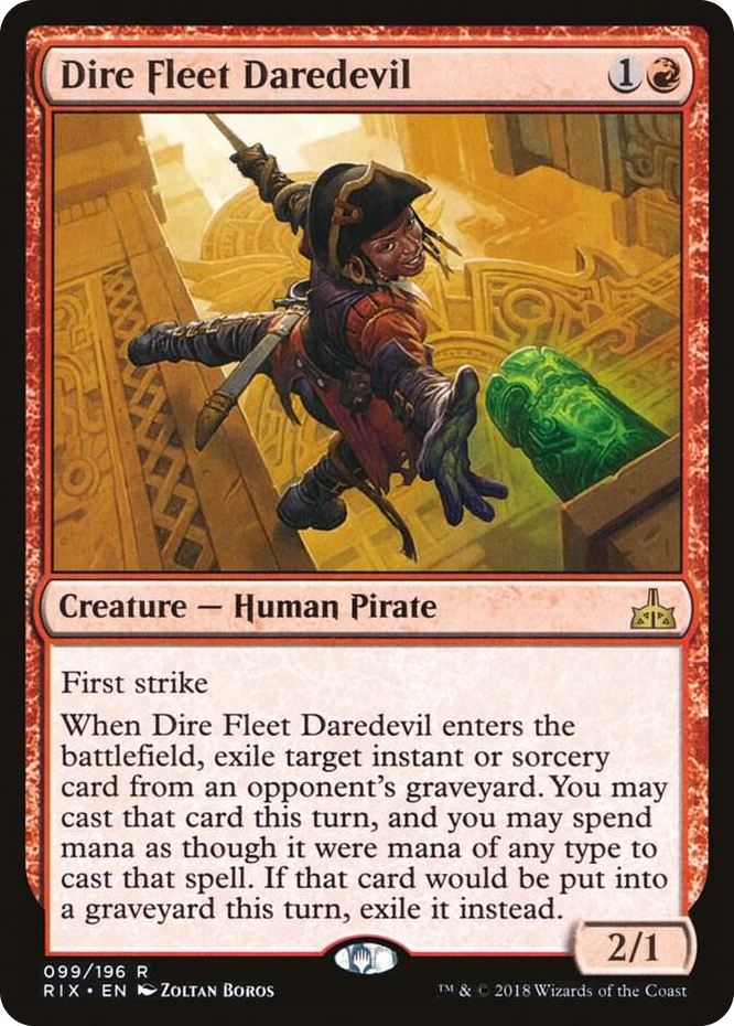 0099 Dire Fleet Daredevil R Rivals of Ixalan