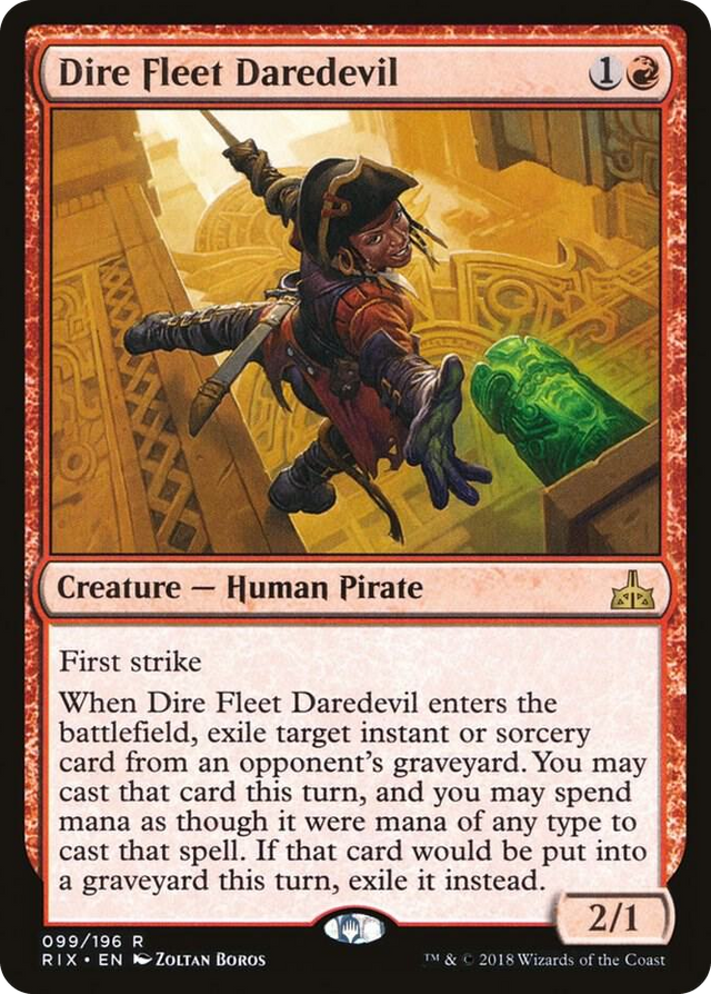 0099 Dire Fleet Daredevil R Rivals of Ixalan