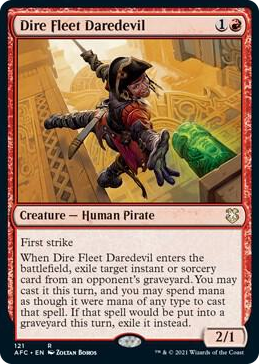 0121 Dire Fleet Daredevil R Commander: Adventures in the Forgotten Realms