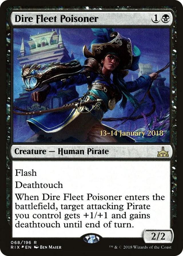0068 Dire Fleet Poisoner R Prerelease Cards