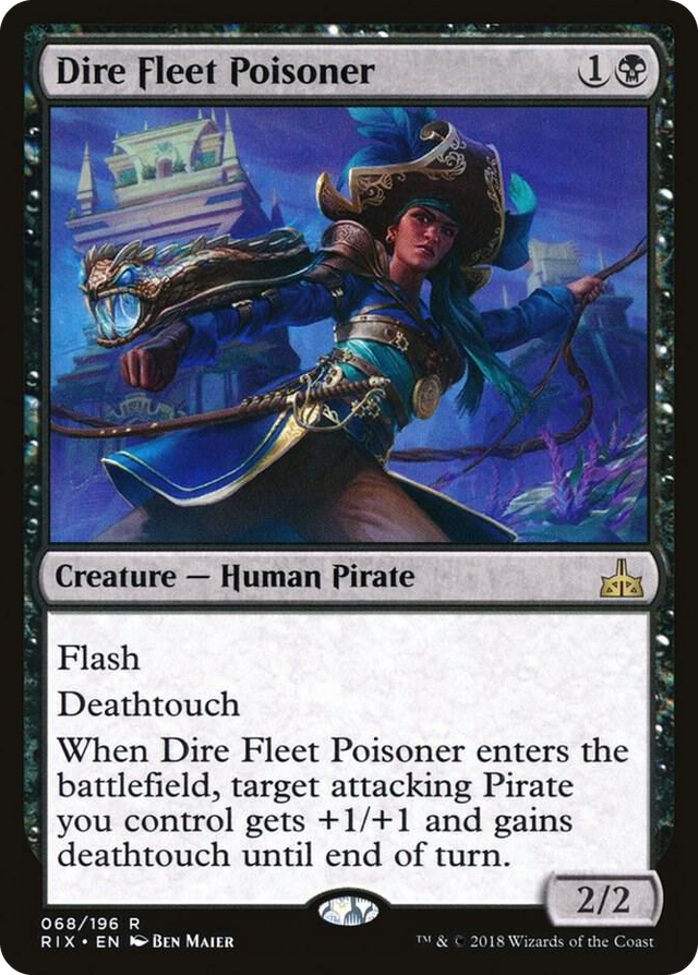 0068 Dire Fleet Poisoner R Rivals of Ixalan