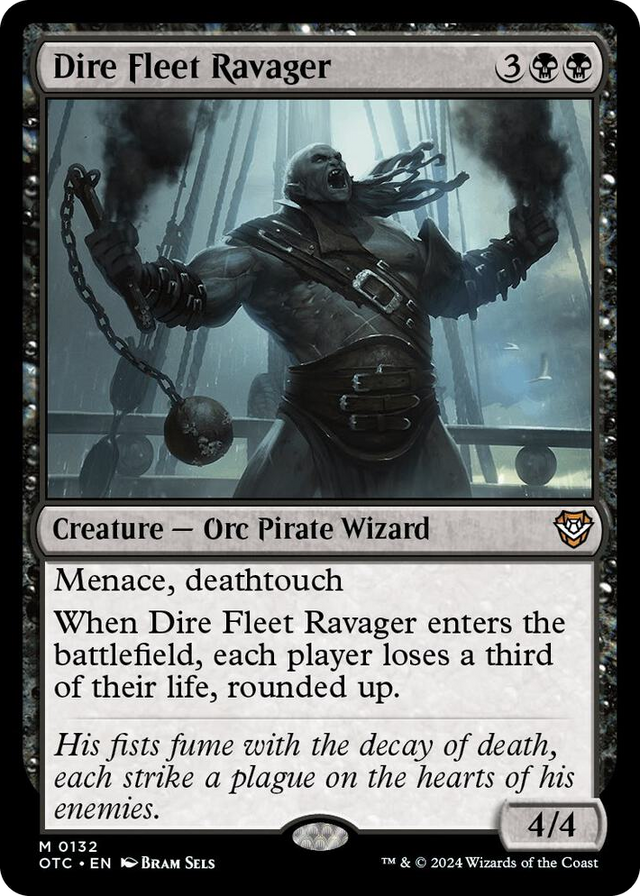 0132 Dire Fleet Ravager M Commander: Outlaws of Thunder Junction
