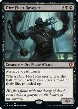 0749 Dire Fleet Ravager M Commander Legends: Battle for Baldur's Gate