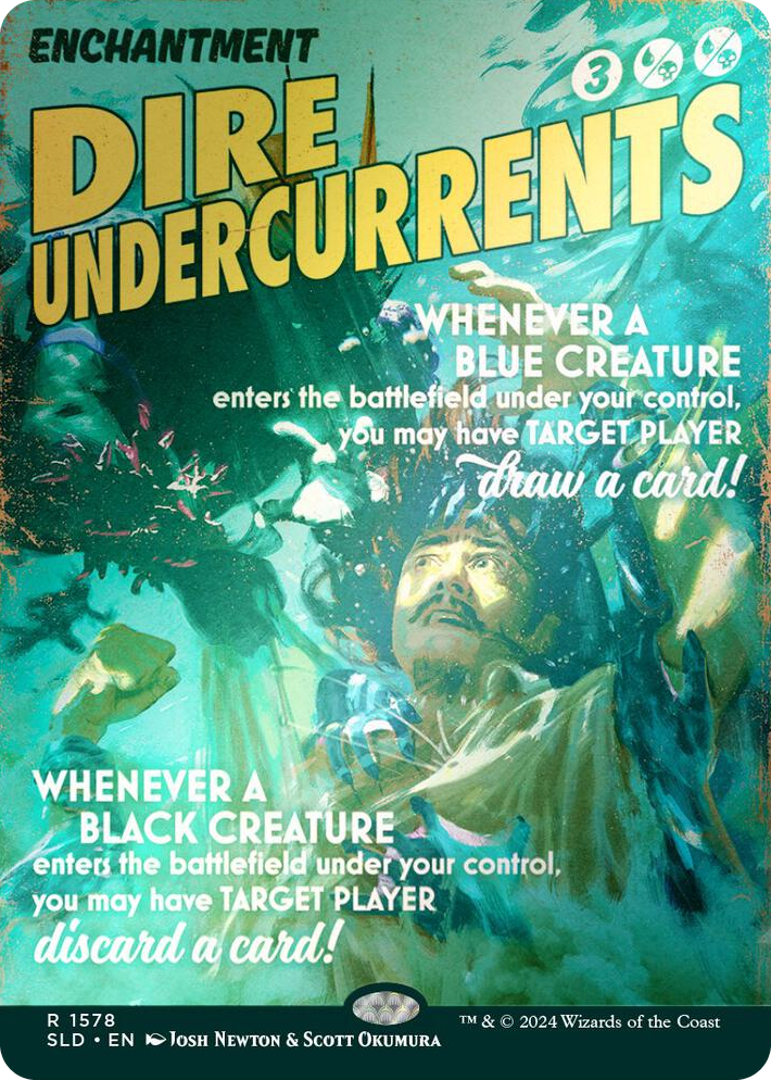 1578 Dire Undercurrents (Rainbow Foil) R Secret Lair Drop Series