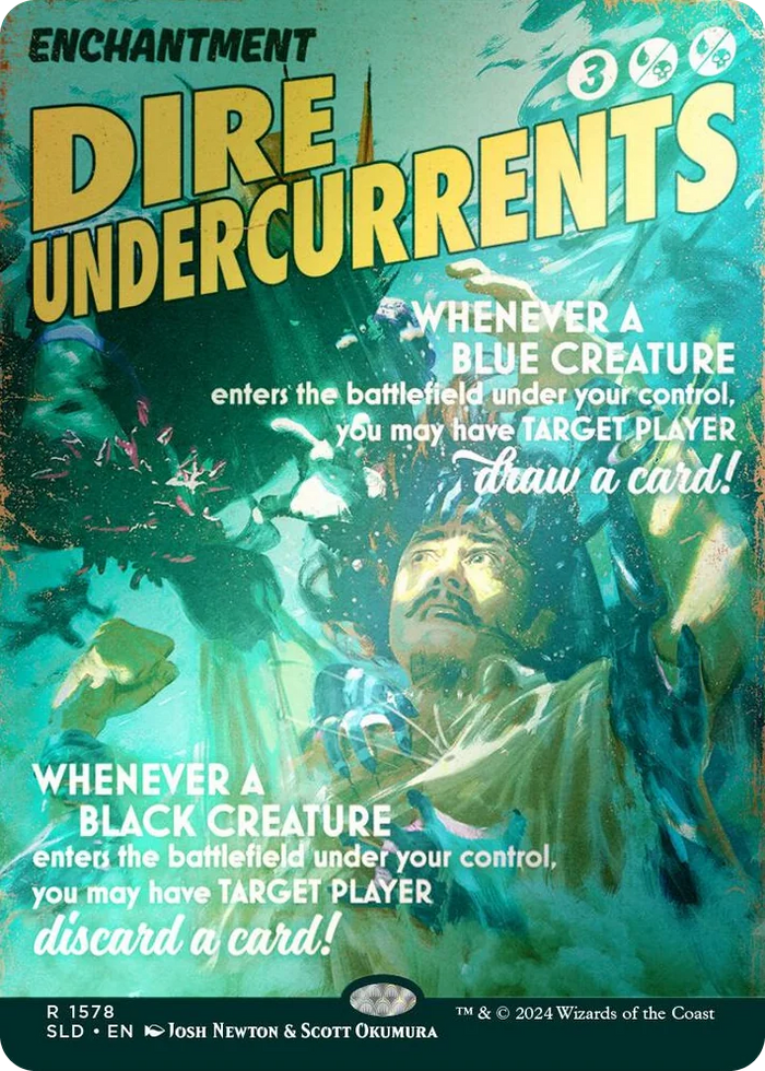 1578 Dire Undercurrents (Rainbow Foil) R Secret Lair Drop Series
