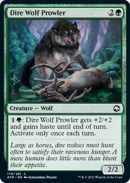 0179 Dire Wolf Prowler C Adventures in the Forgotten Realms