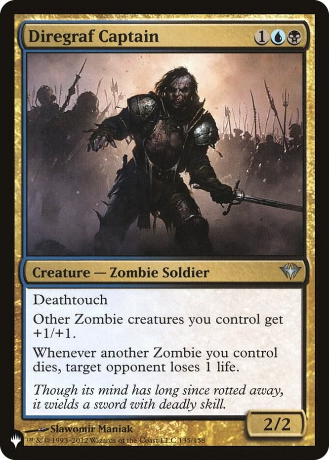 Diregraf Captain #135 U - The List Reprints Pokemon card