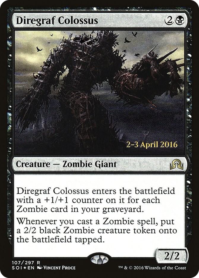Diregraf Colossus #107 R - Prerelease Cards Pokemon card