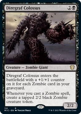 0112 Diregraf Colossus R Commander: Innistrad: Midnight Hunt