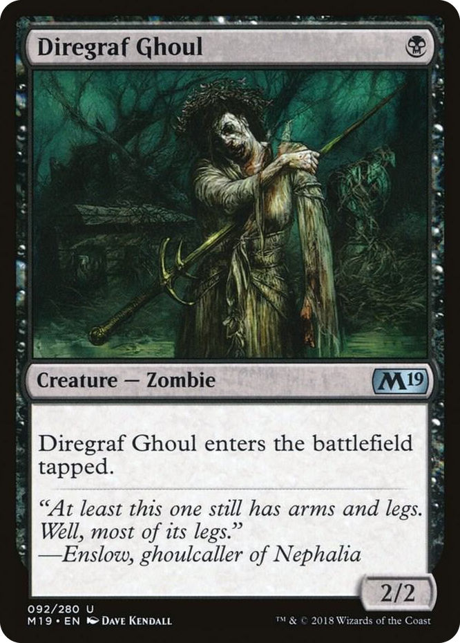 0092 Diregraf Ghoul U Core Set 2019