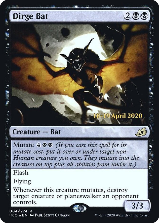 0084 Dirge Bat R Prerelease Cards