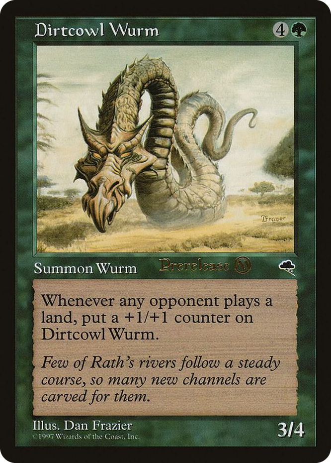0001 Dirtcowl Wurm R Prerelease Cards