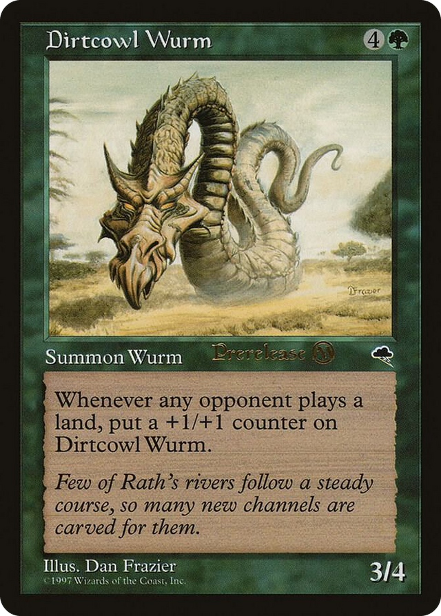 0001 Dirtcowl Wurm R Prerelease Cards