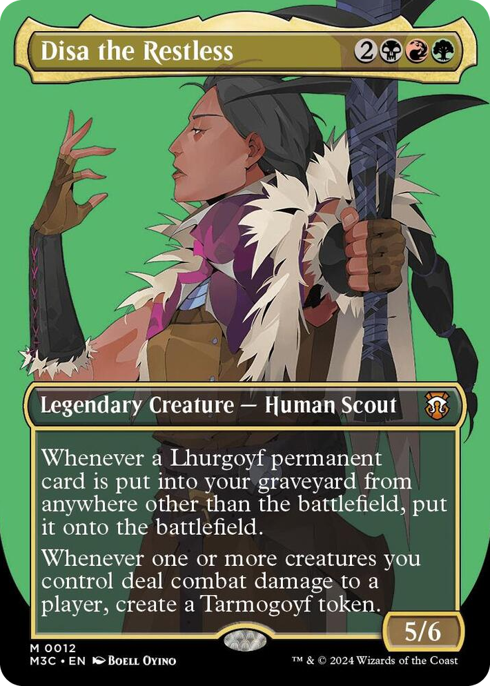 0012 Disa the Restless (Borderless) M Commander: Modern Horizons 3