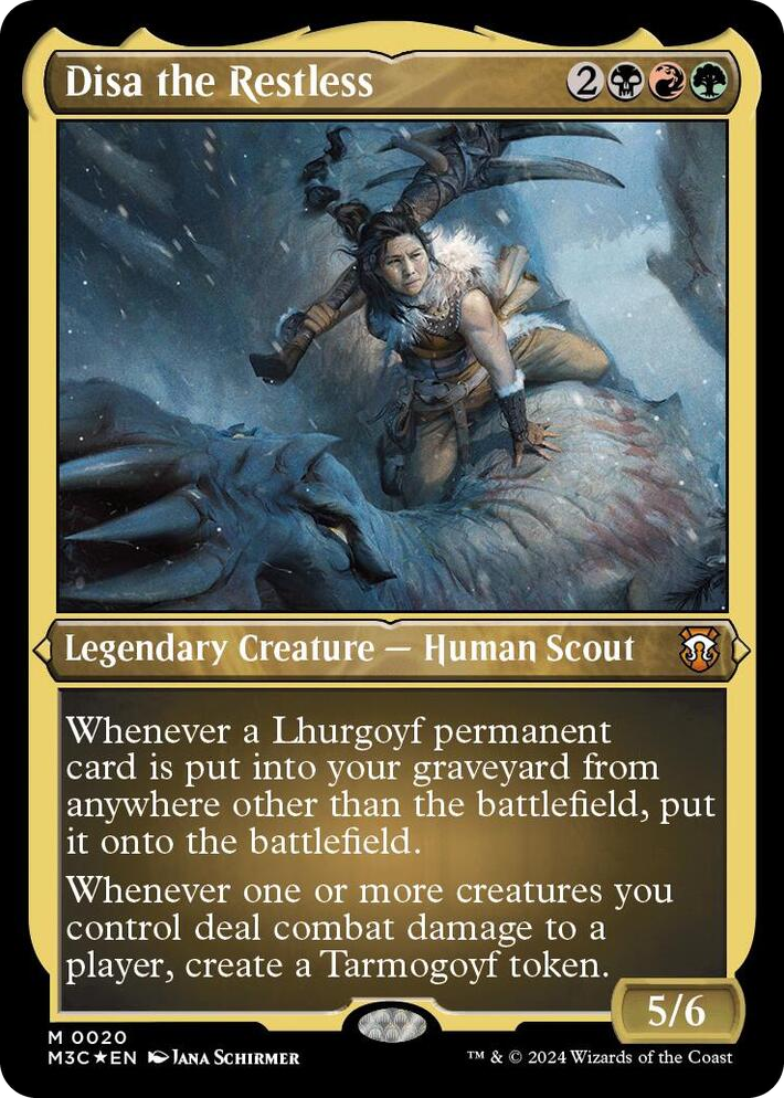 0020 Disa the Restless (Foil Etched) M Commander: Modern Horizons 3