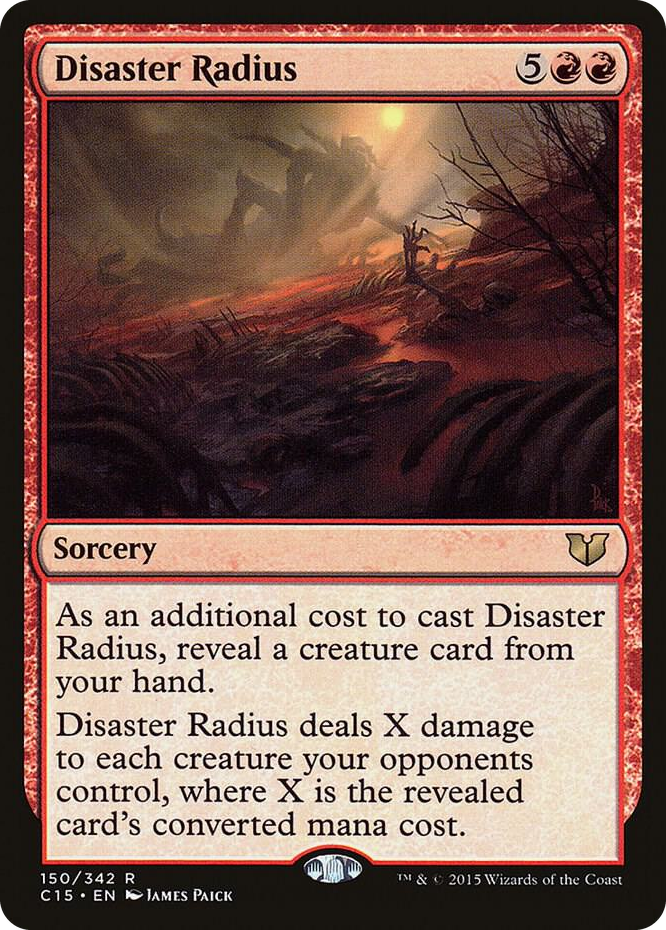 0150 Disaster Radius R Commander 2015