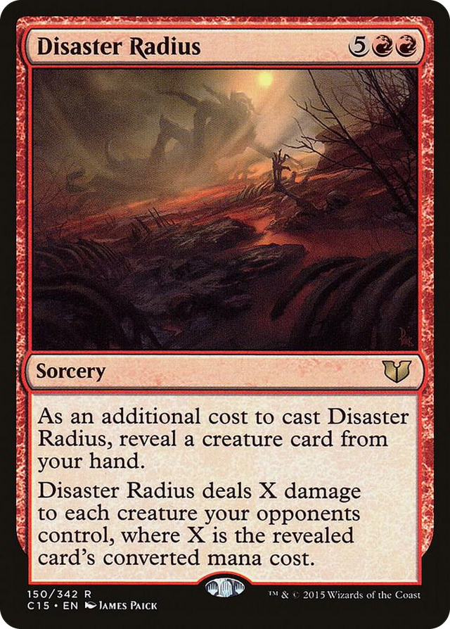 0150 Disaster Radius R Commander 2015