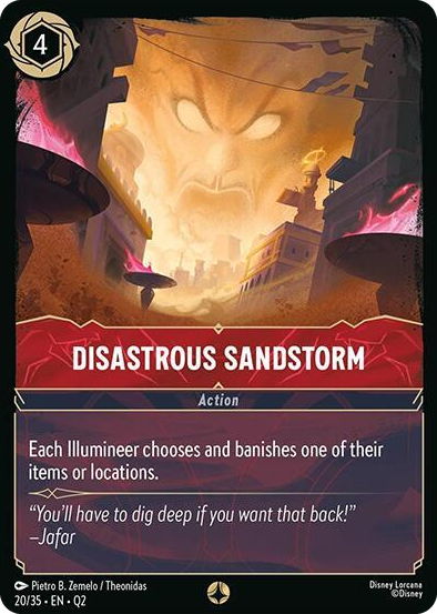 0019 Disastrous Sandstorm None Illumineer's Quest: Palace Heist
