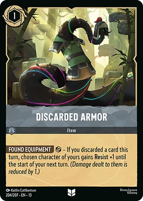 Discarded Armor #204 Uncommon - Attack of the Vine! Pokemon card