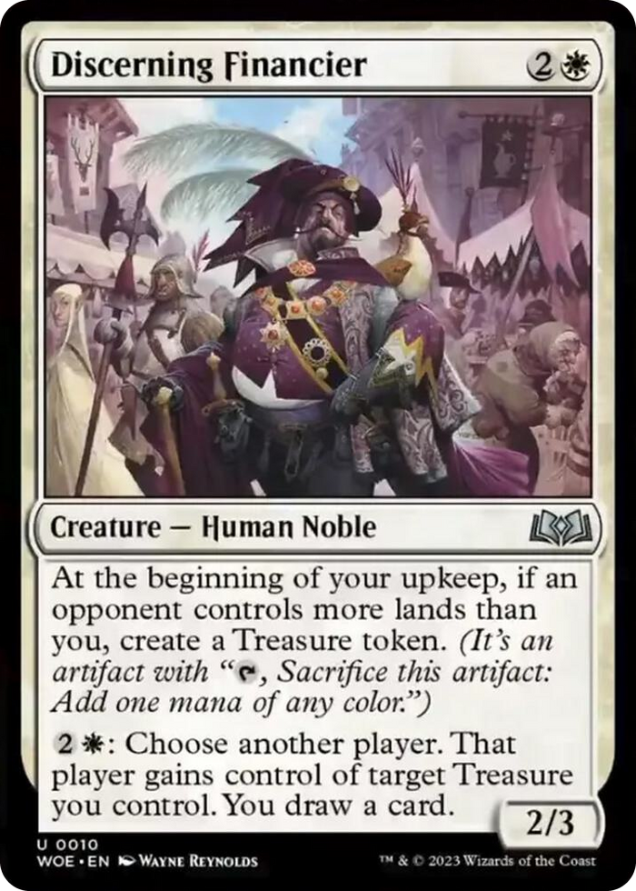 Discerning Financier #10 U - Wilds of Eldraine Pokemon card