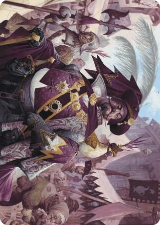 0002 Discerning Financier Art Card S Art Series: Wilds of Eldraine