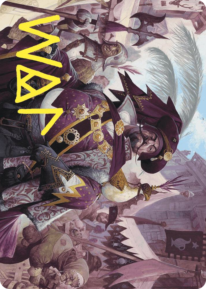 0002 Discerning Financier Art Card (Gold-Stamped Signature) S Art Series: Wilds of Eldraine