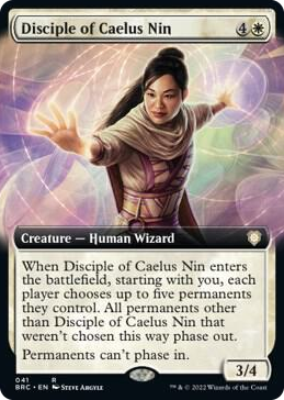 0041 Disciple of Caelus Nin (Extended Art) R Commander: The Brothers' War