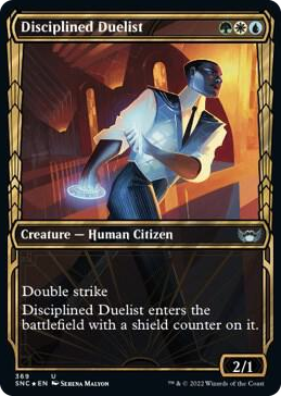 0369 Disciplined Duelist (Gilded Foil) U Streets of New Capenna