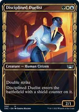 0304 Disciplined Duelist (Showcase) U Streets of New Capenna