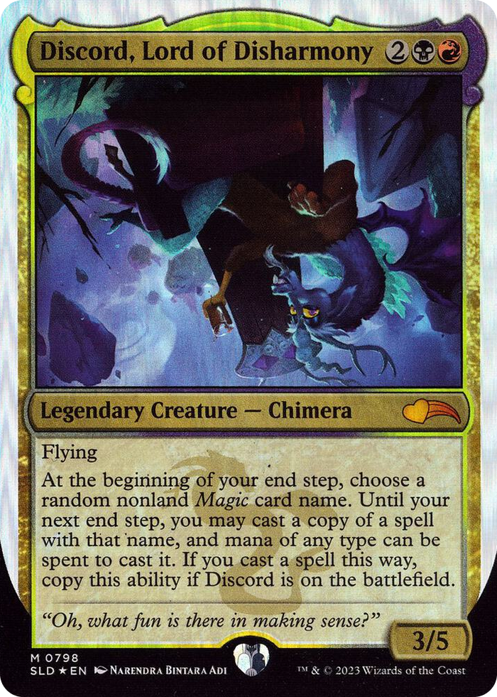 Discord, Lord of Disharmony #798 M - Secret Lair Drop Series Pokemon card