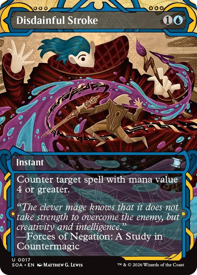 0017 Disdainful Stroke U Secrets of Strixhaven: Mystical Archive